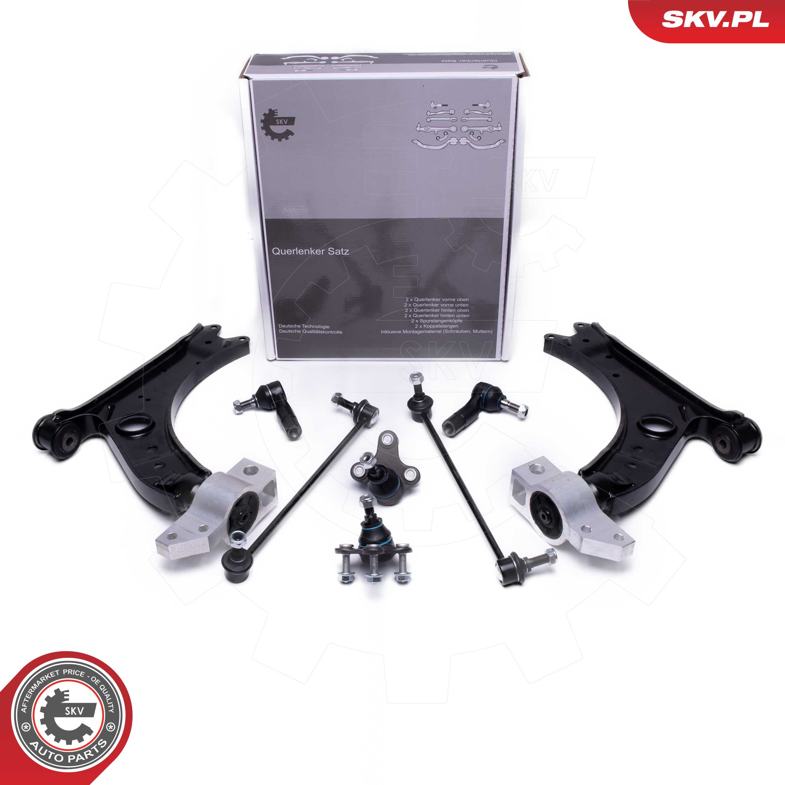 Control/Trailing Arm Kit, wheel suspension (04SKV780)