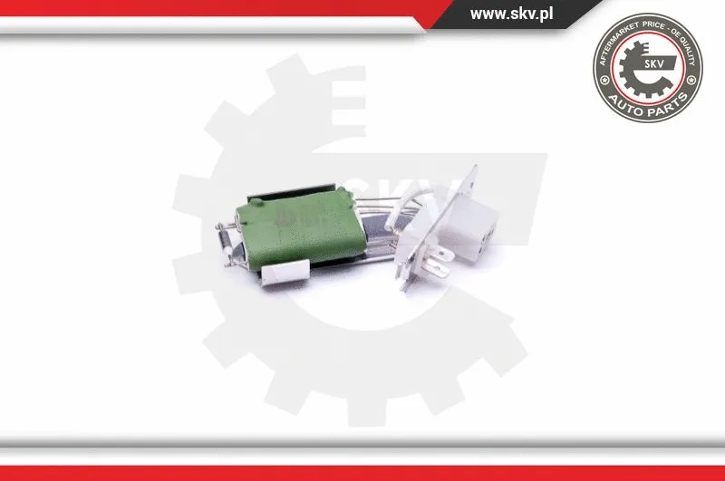 Resistor, interior blower