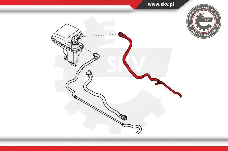 Breather Hose, expansion tank