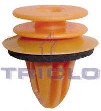 Clip, trim/protection strip (163791)