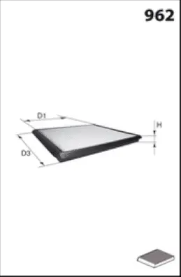 Filter, cabin air (LFCP141)