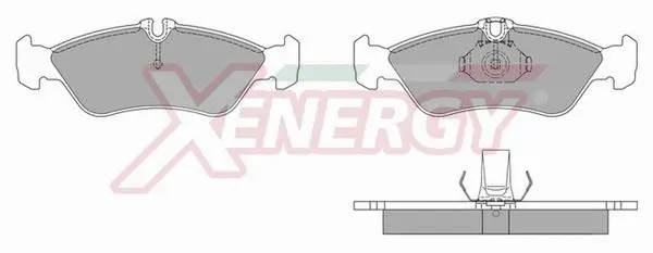 Brake Pad Set, disc brake (X40628)