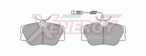 Brake Pad Set, disc brake (X40202)