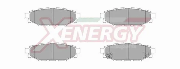 Brake Pad Set, disc brake (X40948)