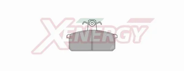 Brake Pad Set, disc brake (X40079)