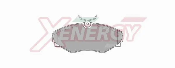 Brake Pad Set, disc brake (X40838)