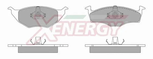 Brake Pad Set, disc brake (X40748)