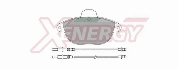 Brake Pad Set, disc brake (X40648)