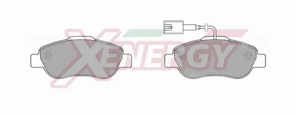 Brake Pad Set, disc brake (X40892)
