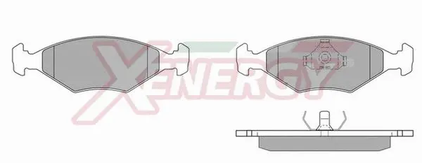 Brake Pad Set, disc brake (X40221)