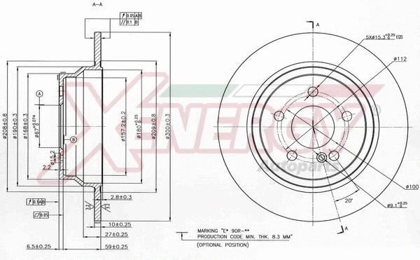 Brake Disc (X601127)