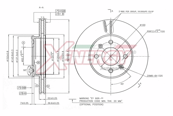 Brake Disc (X602805)