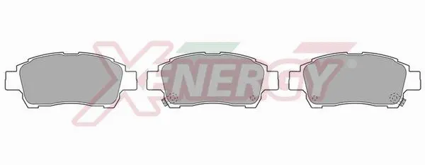 Brake Pad Set, disc brake (X40723)