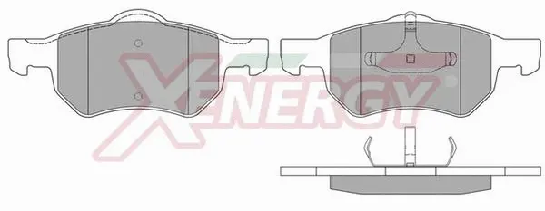 Brake Pad Set, disc brake (X41038)