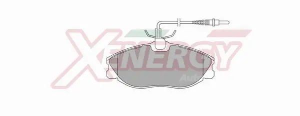 Brake Pad Set, disc brake (X40613)