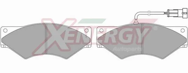 Brake Pad Set, disc brake (X40554)