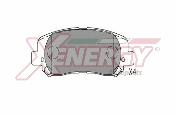 Brake Pad Set, disc brake (X41316)