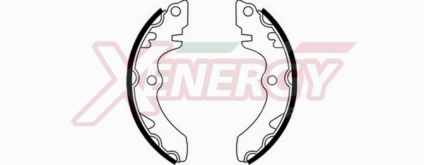 Brake Shoe Set, parking brake (X50413)