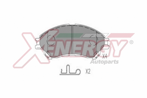 Brake Pad Set, disc brake (X41363)