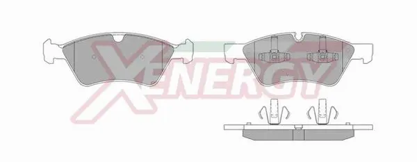 Brake Pad Set, disc brake (X40974)