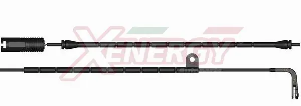 Warning Contact, brake pad wear (X70158)