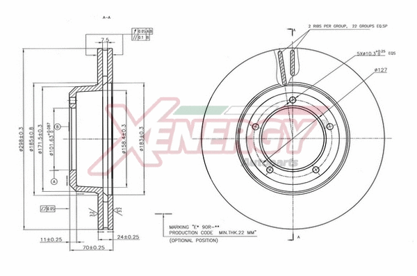 Brake Disc (X602833)