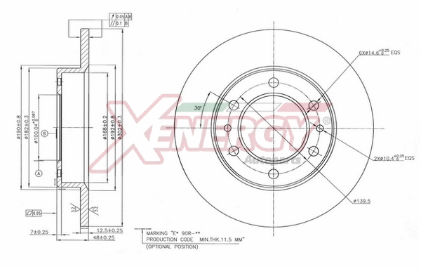 Brake Disc (X601498)