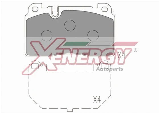 Brake Pad Set, disc brake (X41271)