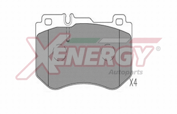 Brake Pad Set, disc brake (X41340)