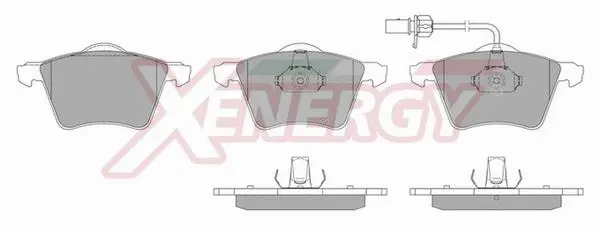 Brake Pad Set, disc brake (X40730)