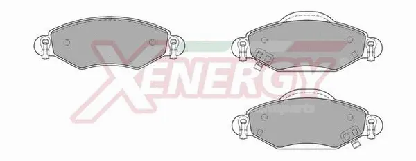 Brake Pad Set, disc brake (X40829)