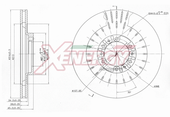 Brake Disc (X602810)