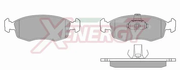 Brake Pad Set, disc brake (X40239)