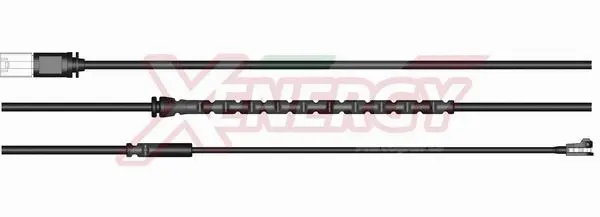 Warning Contact, brake pad wear (X70267)