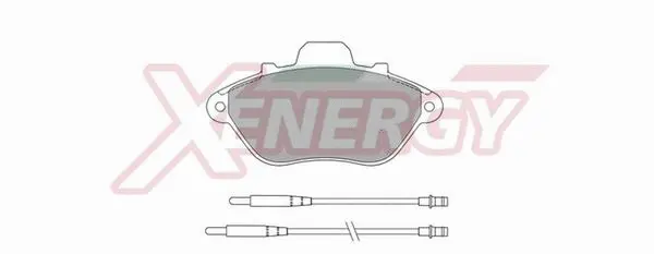 Brake Pad Set, disc brake (X40470)