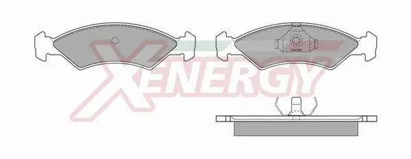 Brake Pad Set, disc brake (X40165)