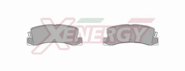 Brake Pad Set, disc brake (X40541)