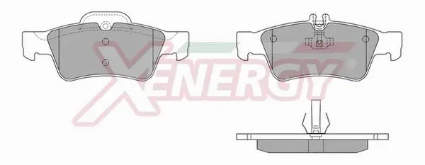 Brake Pad Set, disc brake (X40887)