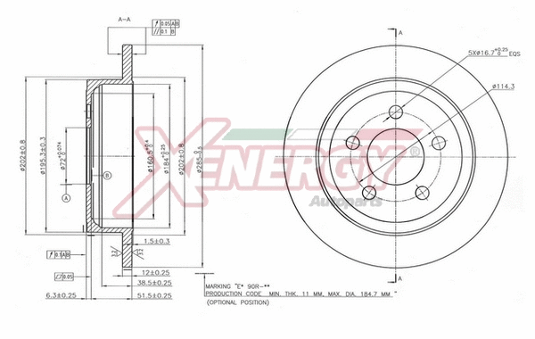 Brake Disc (X601545)