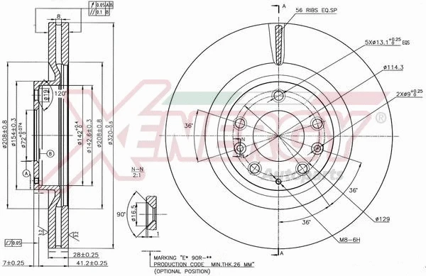 Brake Disc (X602766)