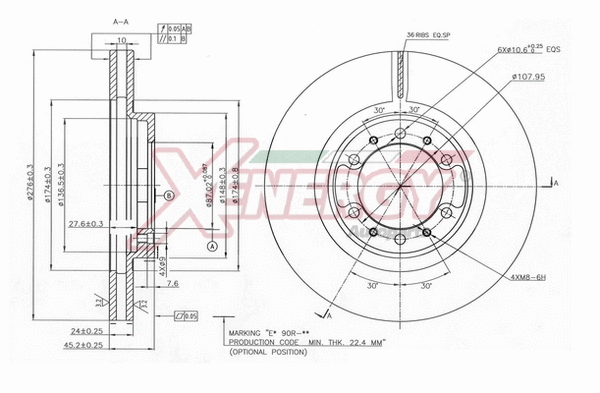 Brake Disc (X602768)