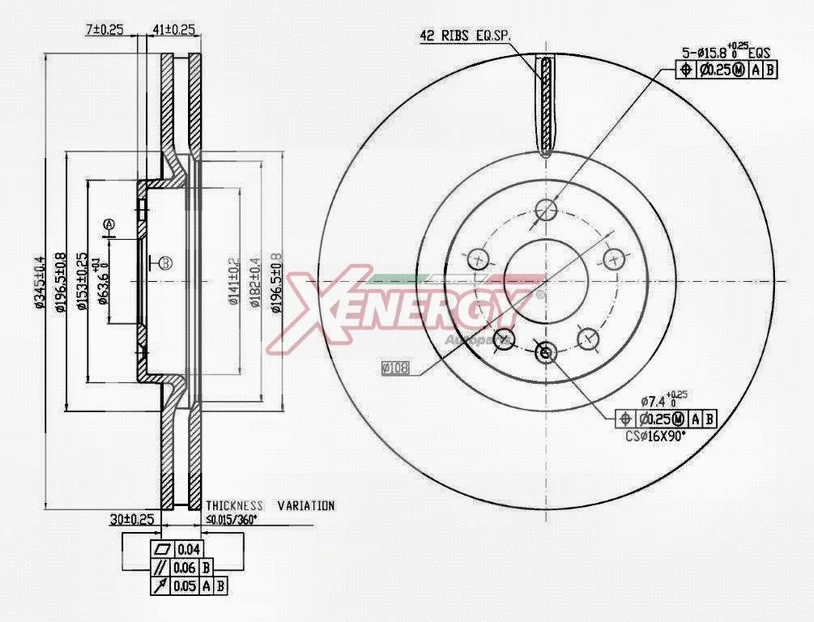 Brake Disc (X602926)