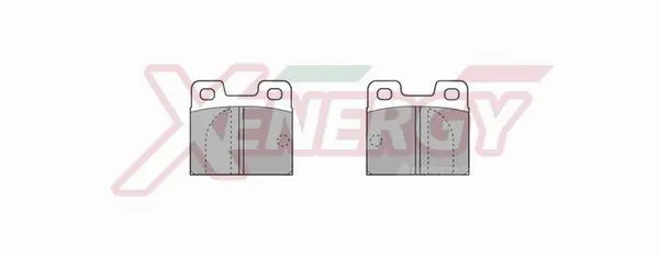 Brake Pad Set, disc brake (X40034)