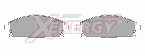 Brake Pad Set, disc brake (X40799)