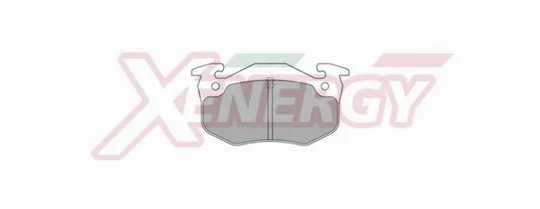 Brake Pad Set, disc brake (X40266)