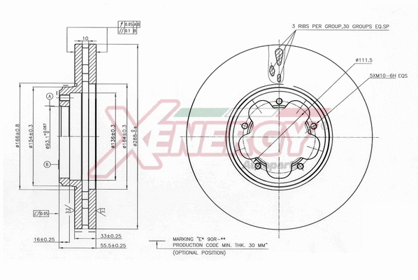 Brake Disc (X602813)
