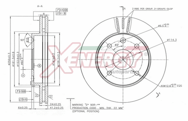 Brake Disc (X602812)