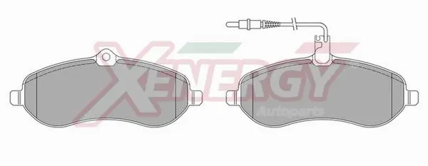 Brake Pad Set, disc brake (X40990)