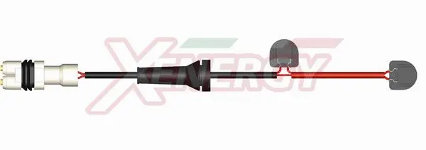 Warning Contact, brake pad wear (X7040201)