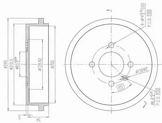 Brake Drum (X654260)